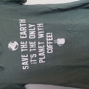 Modern Lux Coffee Save The Planet Tee Shirt